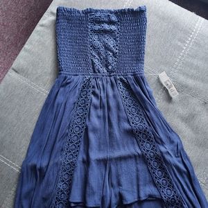 NWT Smock Top Romper Dress